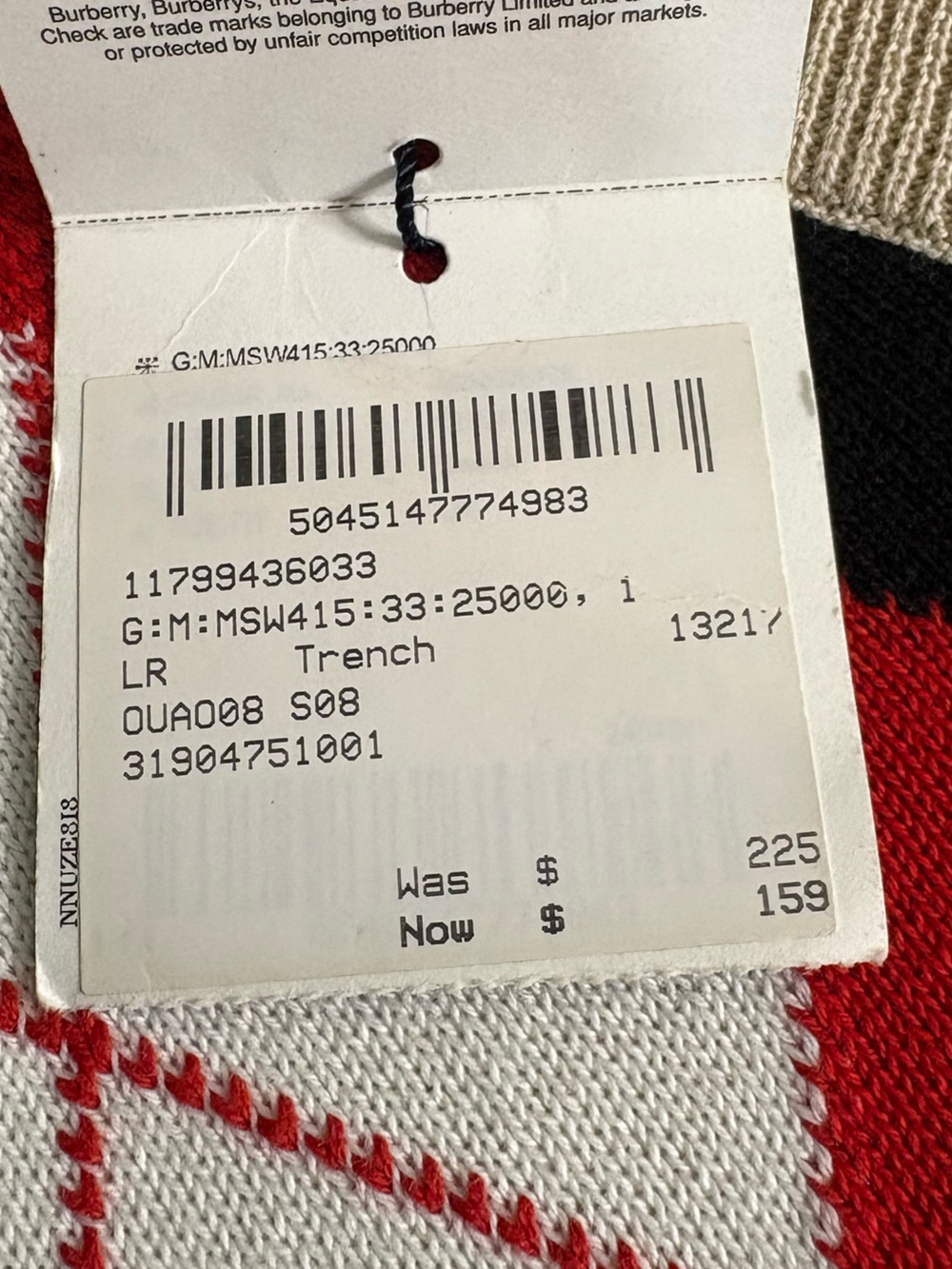 Burberry Golf V-Neck Argyle Sweater Vest - Picture 4 of 10